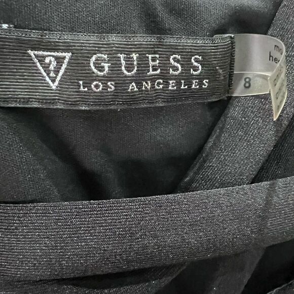 Guess sleeveless scuba dress black size 8 - Picture 9 of 16